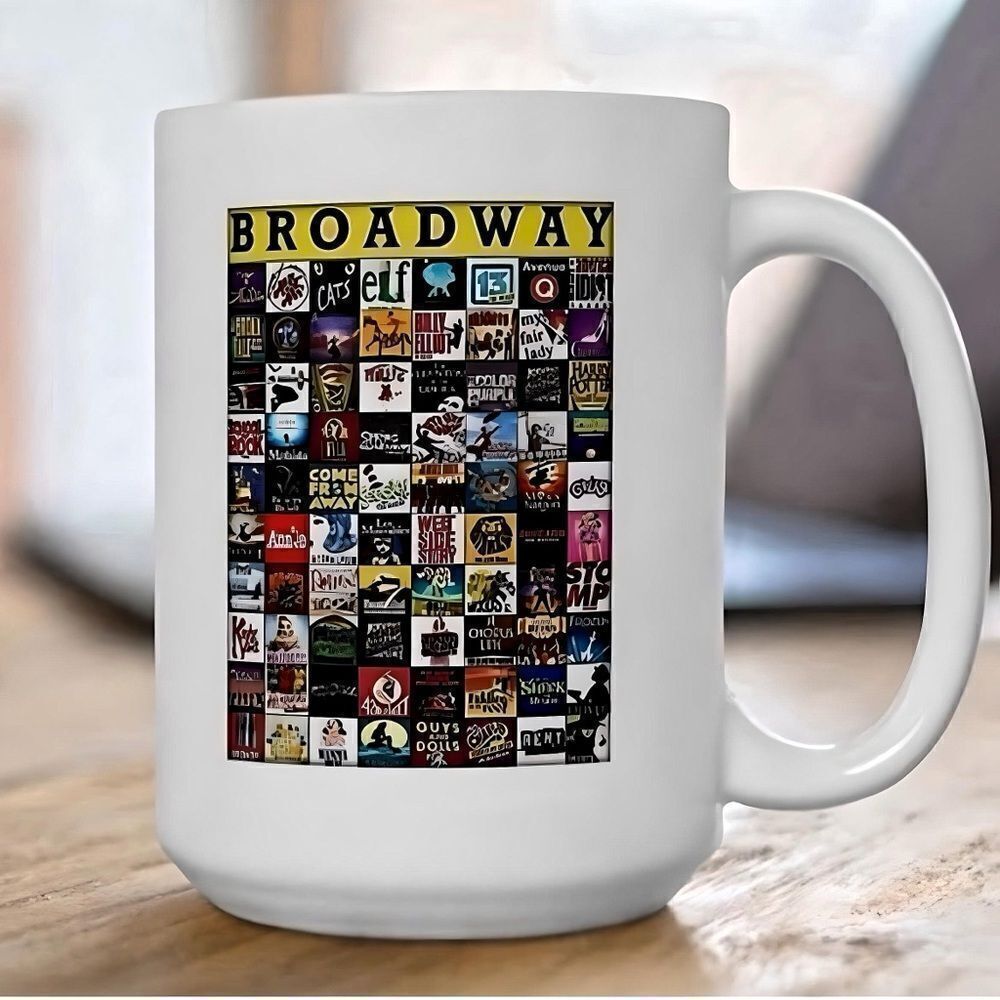 *30off3* NWOT. 🕯🌹Broadway Mug. Perfect for the Broadway Musical Fan.